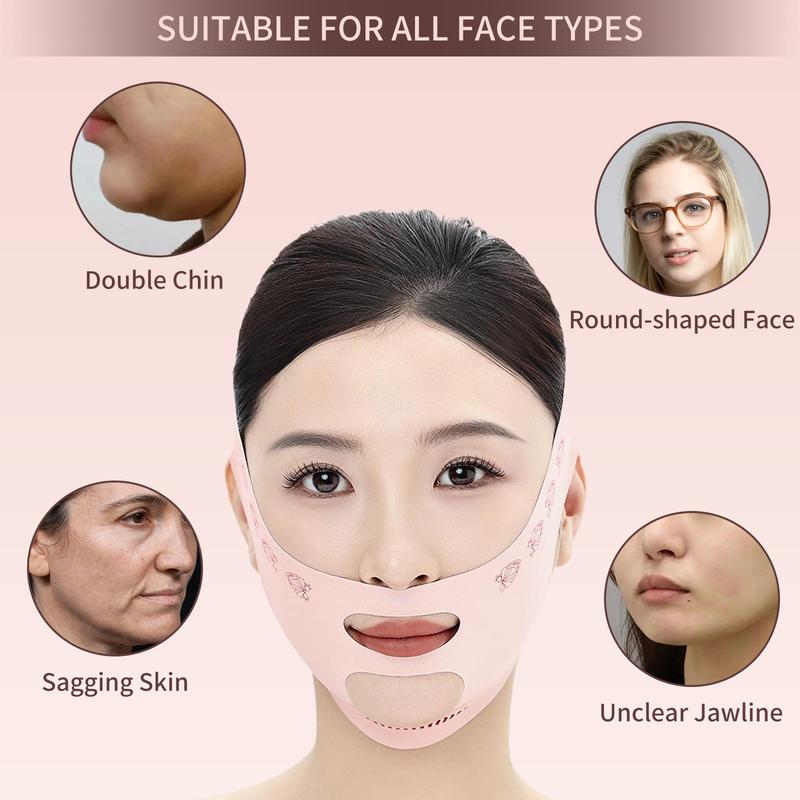 Jungshea V Line Face Lifting Strap for Double Chin Reduction, Face Lifting & Sculpting, Adjustable Skincare Tool for Women and Men – Perfect Gift!