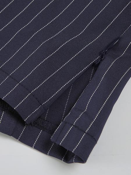 Two-Piece Set Women's Striped Print Cap Sleeve Top & Shorts, Casual Square Neck Top & Shorts for Summer, Ladies Clothes for Daily Wear