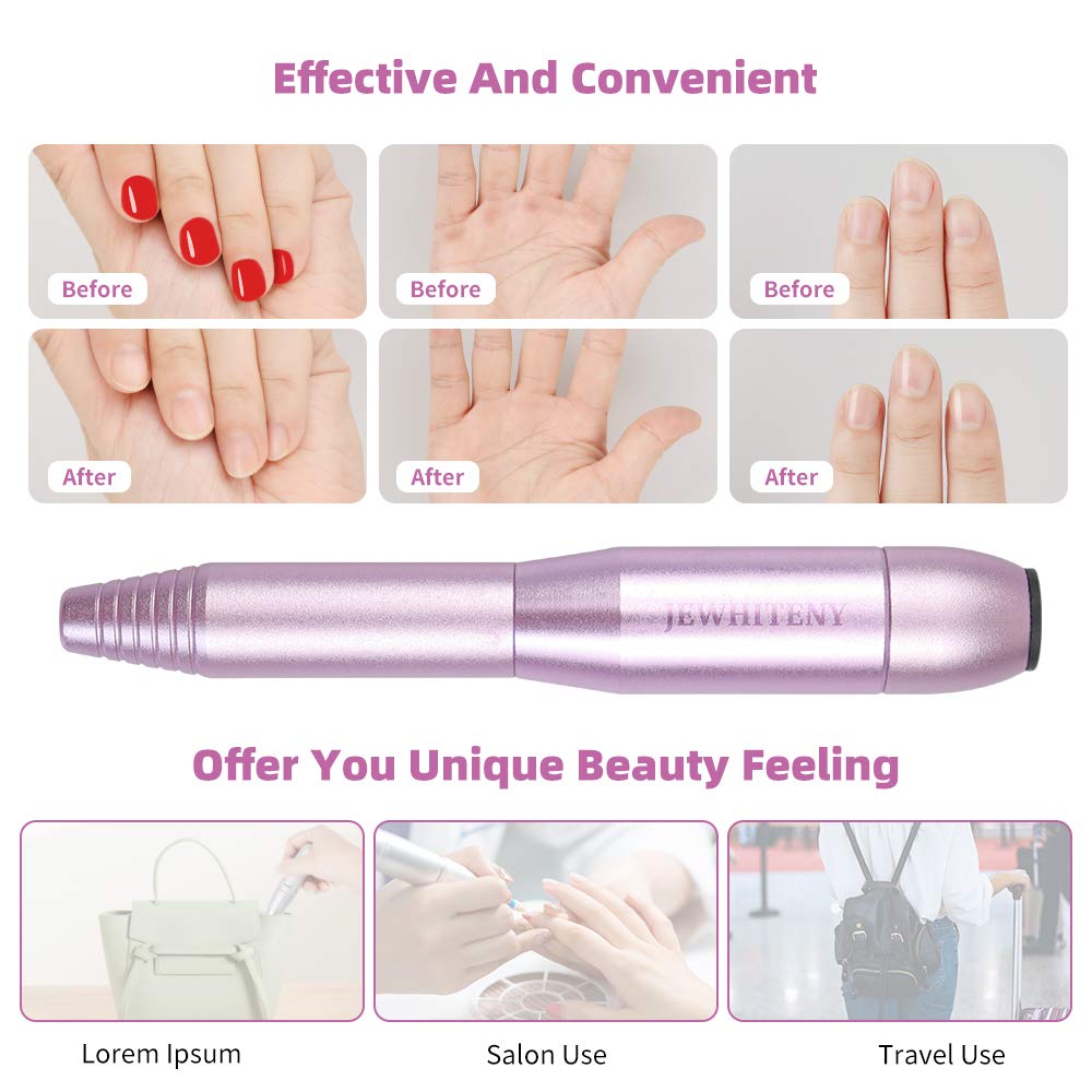 Electric Nail Drill Machine Professional 25000RPM Portable Manicure Pedicure Polishing Shape Tools Efile Nail File Drill Kit for Acrylic, Removing Acrylic Gel Nails.#cozyvibes #effortlessbeauty