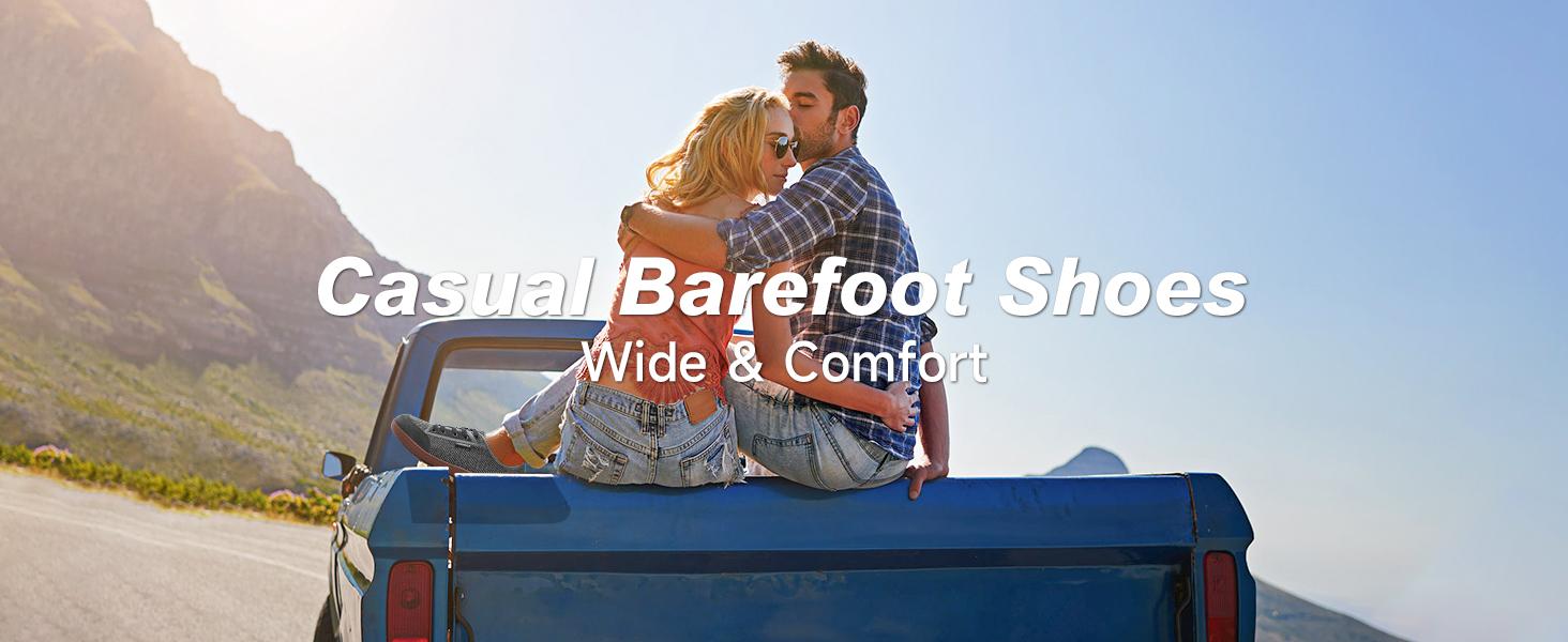 HOBIBEAR Unisex Barefoot Walking Sneakers - 0-Drop Sole, Wide Toe Box, Work & Safety Footwear HOBIBEAR Unisex Barefoot Walking Sneakers - 0-Drop Sole, Wide Toe Box, Work & Safety Footwear