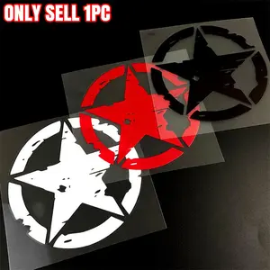 Star Pattern Car Sticker, Waterproof Vinyl Decal for Auto Windows, Bumpers, Motorcycle Fuel Tanks, Scooters, Car Exterior Decoration Accessories, Side Decals, Decals for vehicles, Automobile Decals, Vehicle Decoration, Automotive Accessories