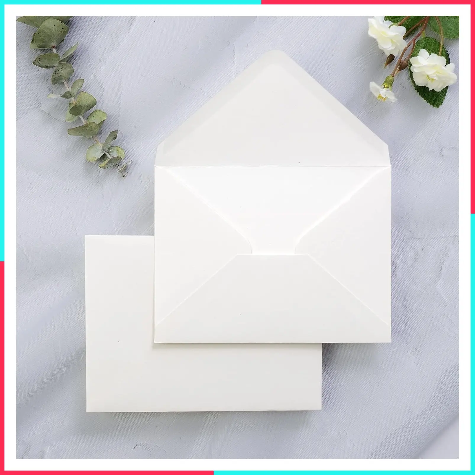 A1 Envelopes, 3.62 x 5.2 Inch Ivory Envelopes for 3.5 x 5 Cards
