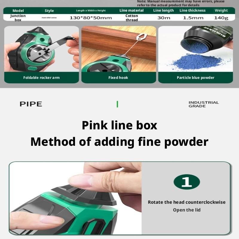 Automatic Line Marker Tool, 3-Second Precision Line Drawing, No Mess, Efficient Home Improvement Aid, Ideal for DIY Projects