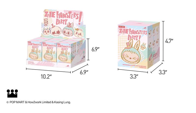 POP MART THE MONSTERS Party Series-Reversible Plush Blind box POP MART THE MONSTERS Party Series-Reversible Plush Blind box