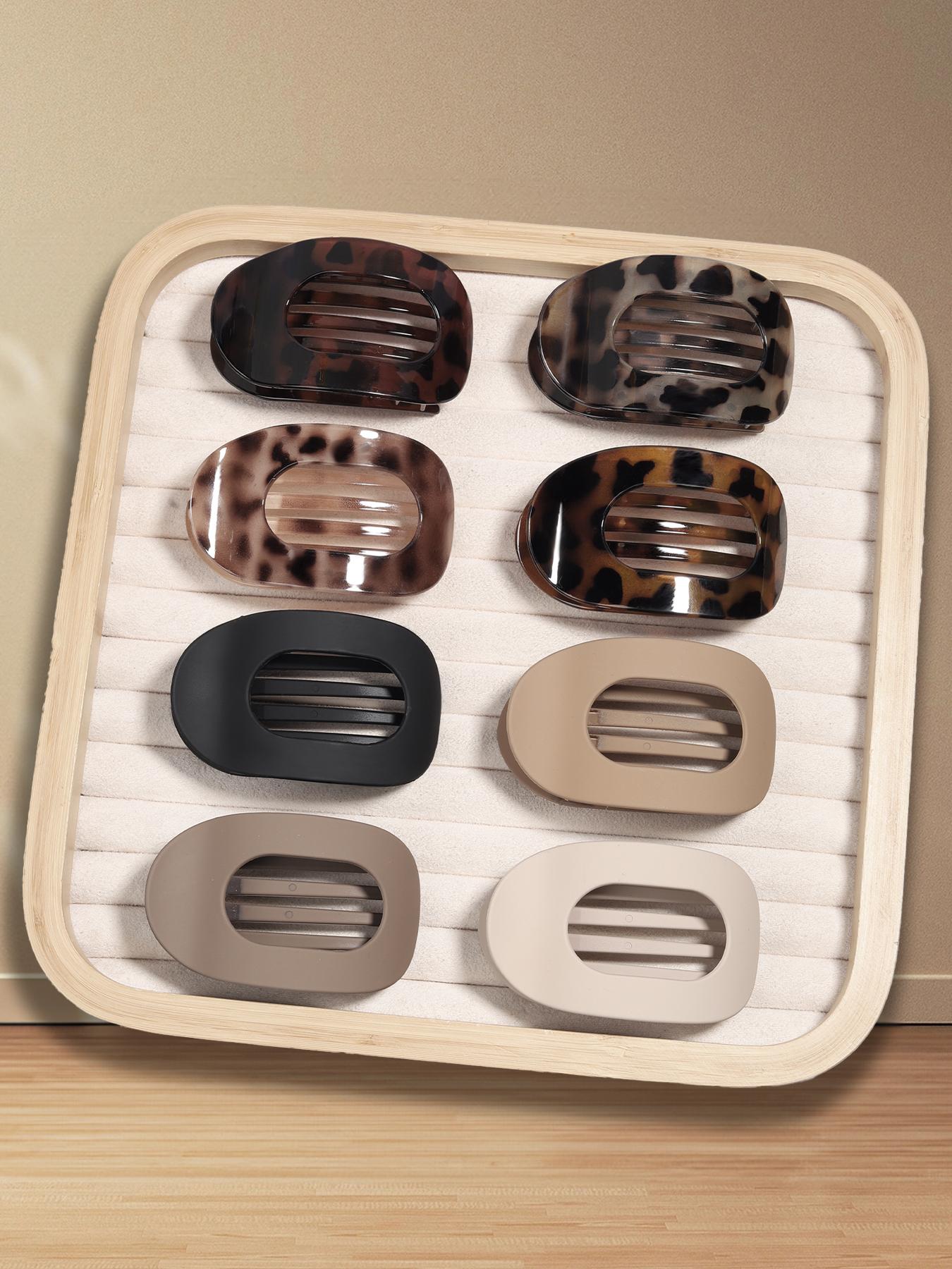 Leopard Pattern Hair Clips, Fashionable Hair Accessories for Women & Girls, Casual Versatile Hair Accessories for Daily Wear