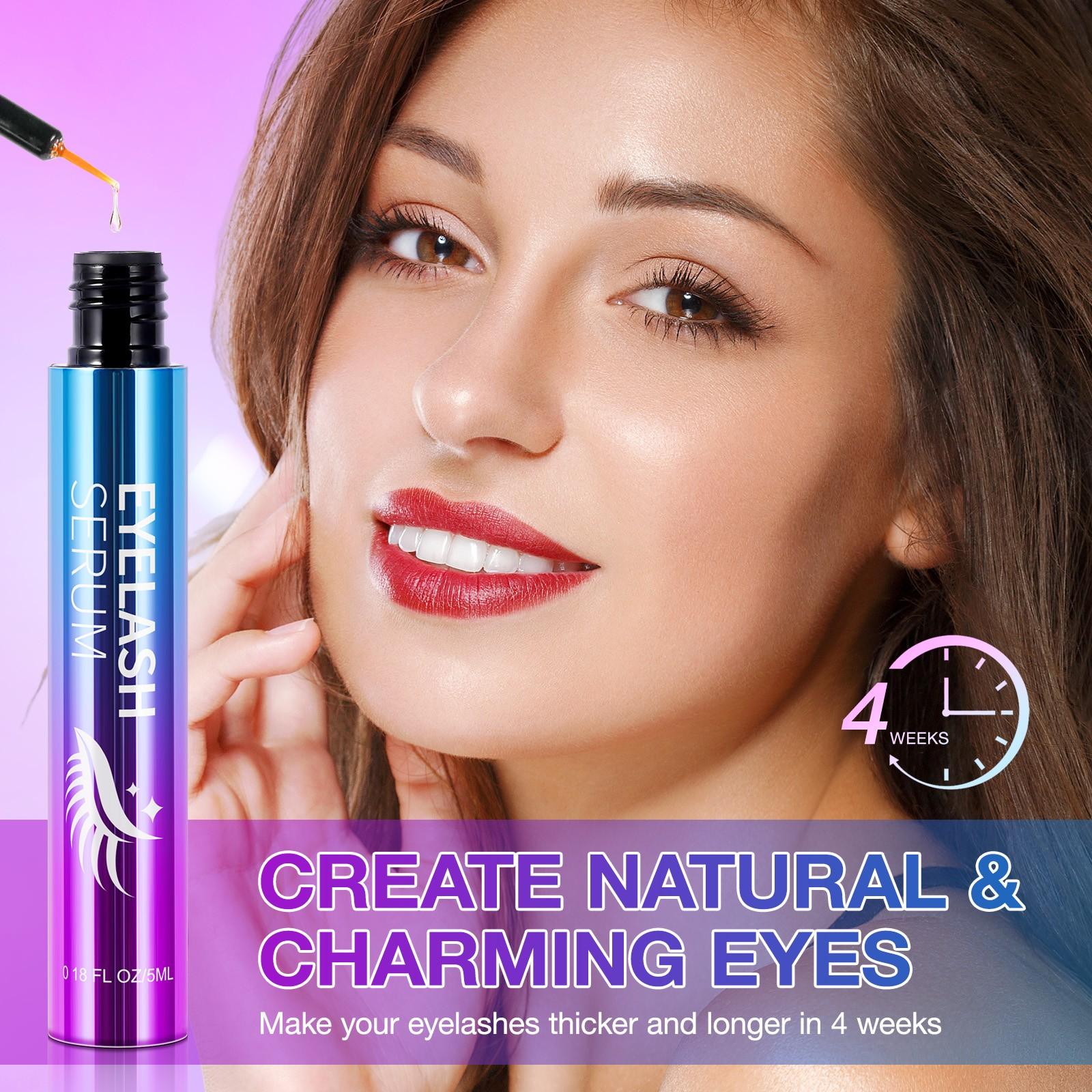 Lash Growth Serum, Advanced Lash Essence, Natural Base, Enhances Density and Clarity, Suitable for Daily Use, Long-Lasting Results, Longer Looking Lashes