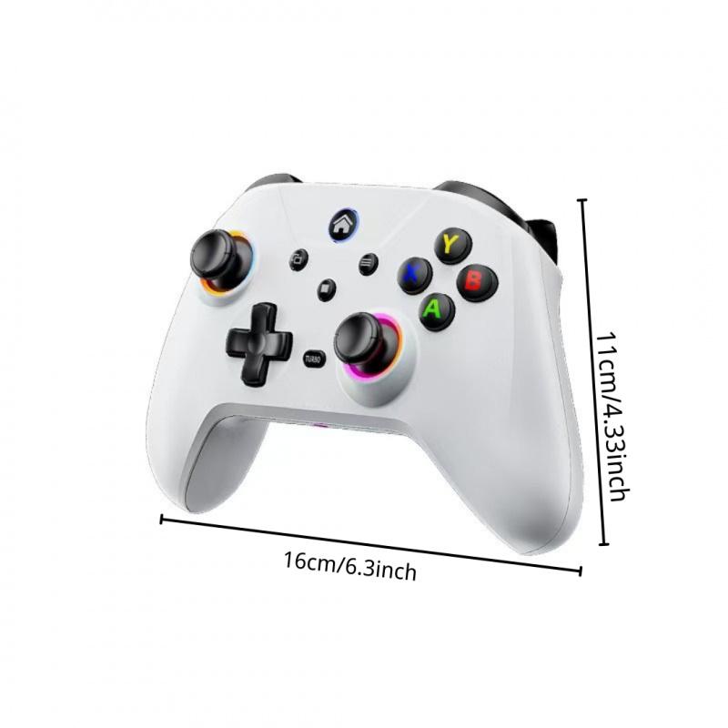 Anti drift calibration guide for wireless game controller Pro, PS5 equipped with LED lights, dual vibration, motion sensing, programmable buttons and 600mAh battery, Console Controller Accessories