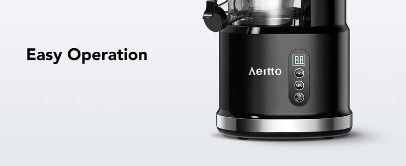 Cold Press Juicer, Whole Vertical Juicer, Slow Masticating Juicer Machines, with Big Wide 83mm Chute, Cold Press Juicer for Whole Fruits and Vegetables, Juicer Machine BPA-Free