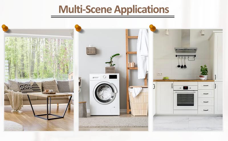 【Does Not Include Trash Can】AHB 13 Gallons Tilt Out Trash Cabinet Free Standing Recycling Trash Cabinet with Hideaway Drawers Pet Proof Trash Can Cabinet for Kitchen Living Room Storage Furniture Space Saving Multifunctional Design Modern Design