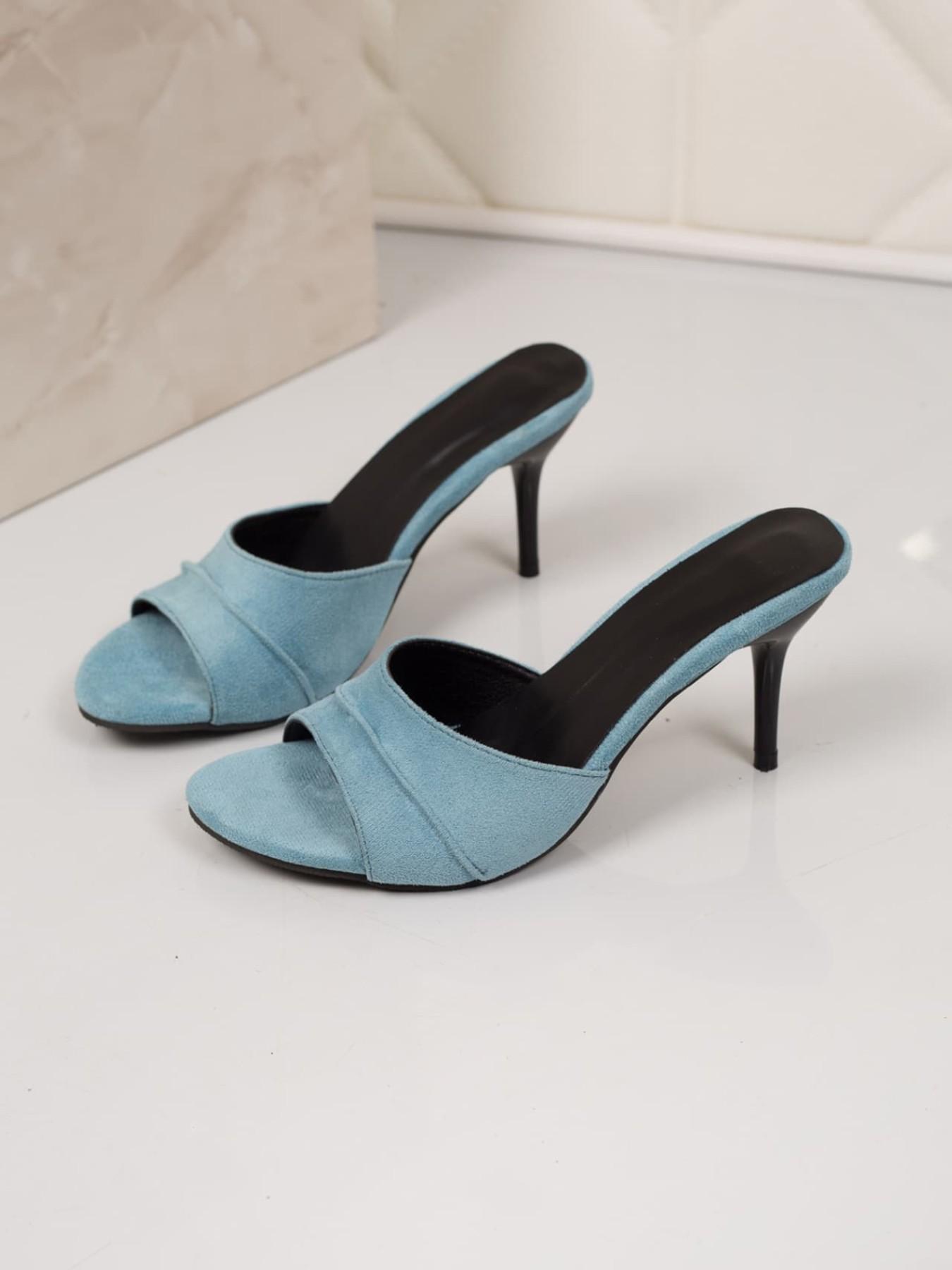 Women's Vintage-Inspired Crisscross Band Stiletto Heel Mules, Elegant Open Toe Slip-On Single Strap Heeled Sandals, Retro Evening Footwear with Timeless Details, Perfect for Adding Warmth and Sophistication to Any Outfit