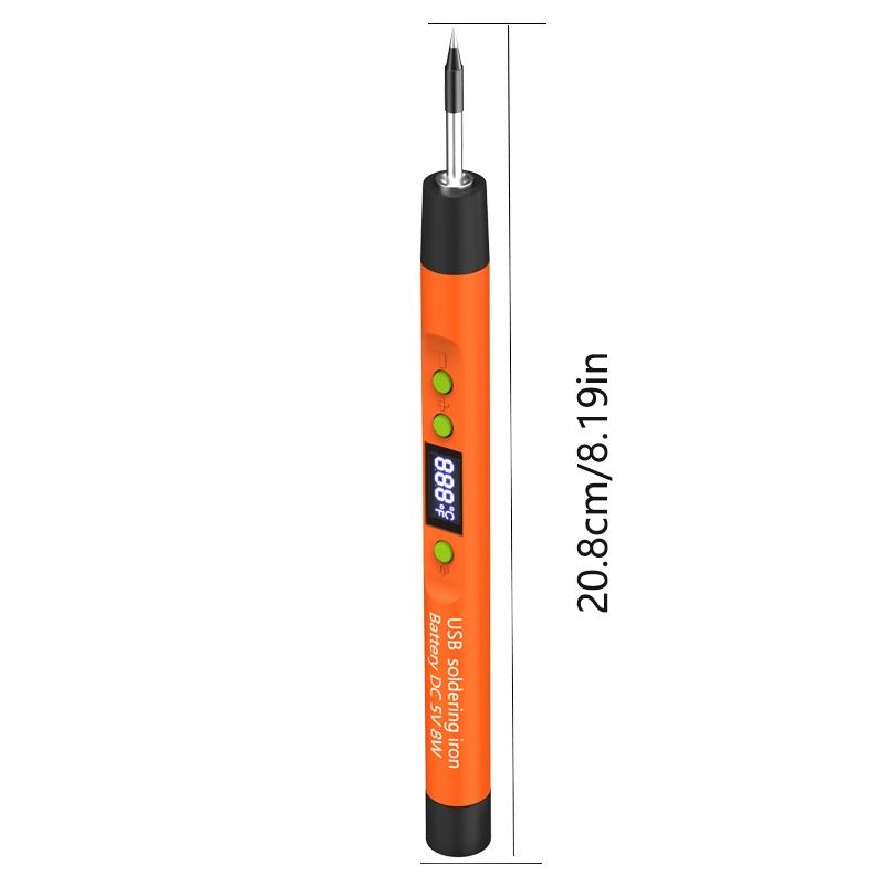 Wireless Fast Charging USB Soldering Iron Kit, 600mah Battery, Three Temperature Settings, Ideal for Home Appliance Repair and DIY Projects