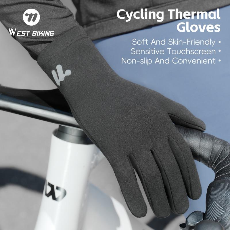 WEST BIKING Winter Gloves.Highly Elastic Soft And Skin Friendly Outdoor Sports Gloves,Touch Screen Windproof Thermal Gloves,Full Finger Anti Slip Design for Ski Scooter Motorcycle Bike Cycling