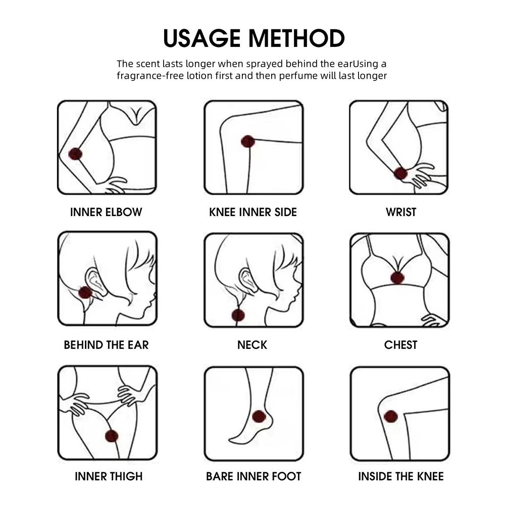 50ml Women's Perfume, Long Lasting Elegant Light Fragrance for Women, Daily Use Fragrance for Party, Daily Clothing Decor, Birthday Gift