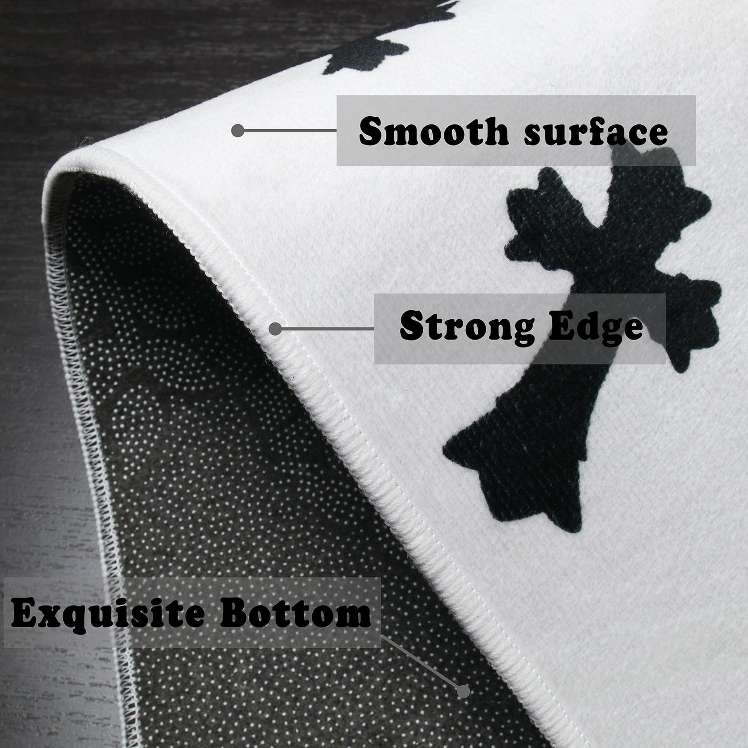 Creative Anime-Style Tufted Carpet, Soft Plush Non-Slip Rug for Bedroom Window Sills, Versatile Short-Pile Area Mat for Multiple Settings