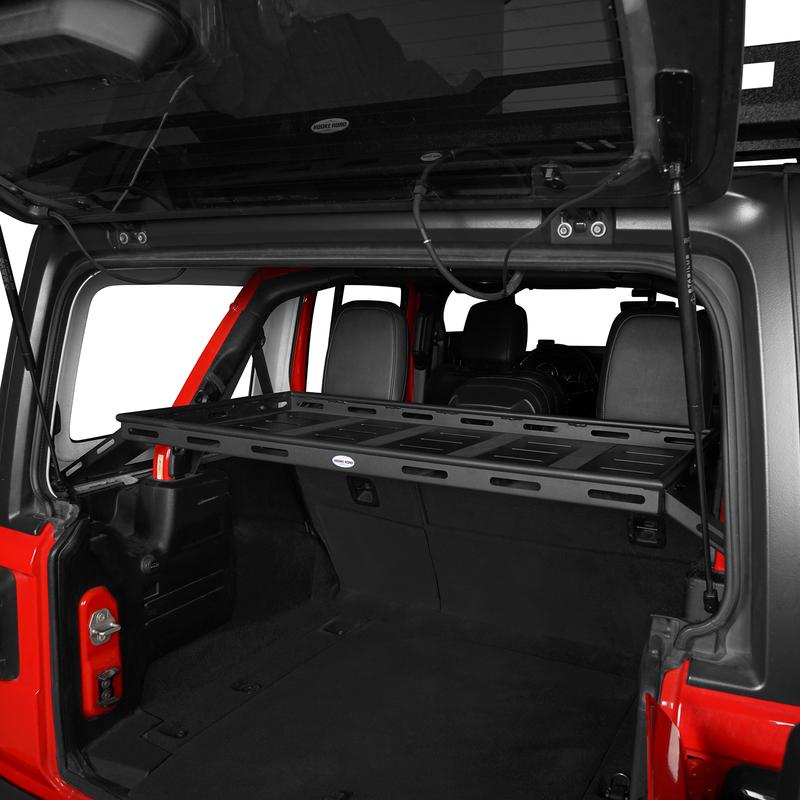 Hooke Road Interior Cargo Rack for 2007-2024 Wrangler JK & JL 4 doors Hardtop Automotive  Accessories