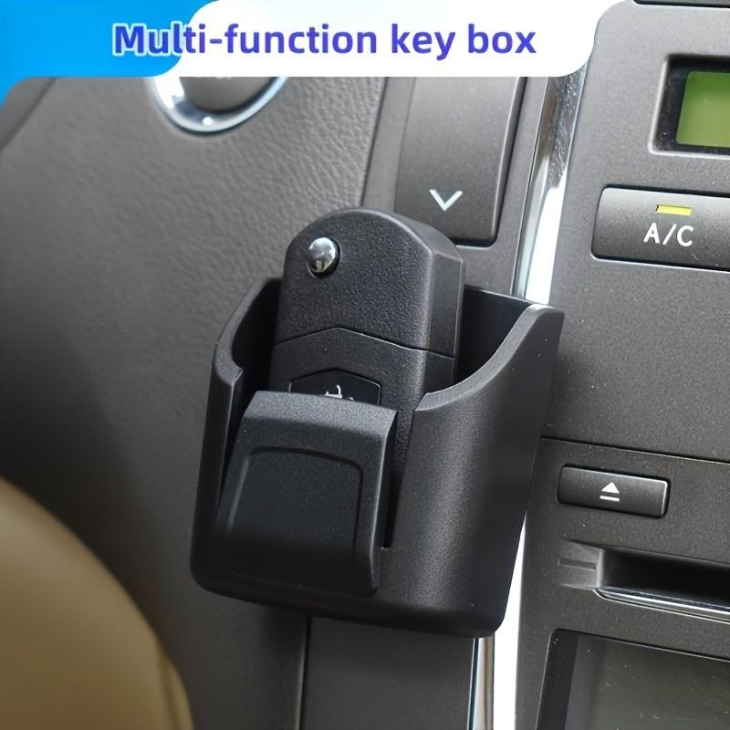Car Key Organizer Box, Fits Car Keys, Cards Storage, Dashboard Console Remote Control Holder, Essential Auto Accessory