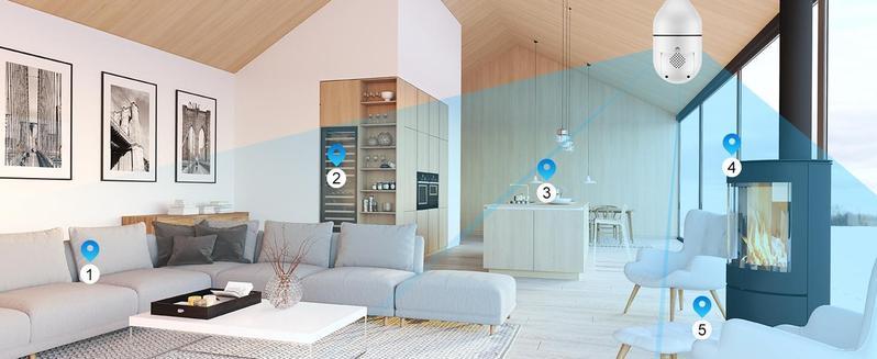 Smart Camera, Wired 1080p Pan Tilt Zoom (PTZ), 360 Degree Motion Tracking, Dog/Cat/Pets/Baby/Security System, Color Night Vision, Indoor/Outdoor IP65-Rated, WiFi, 2-Way Audio, Alexa & Google Assistant, LED Blink, App Smart Camera, Wired 1080p Pan Tilt Zoom (PTZ), 360 Degree Motion Tracking, Dog/Cat/Pets/Baby/Security System, Color Night Vision, Indoor/Outdoor IP65-Rated, WiFi, 2-Way Audio, Alexa & Google Assistant, LED Blink, App