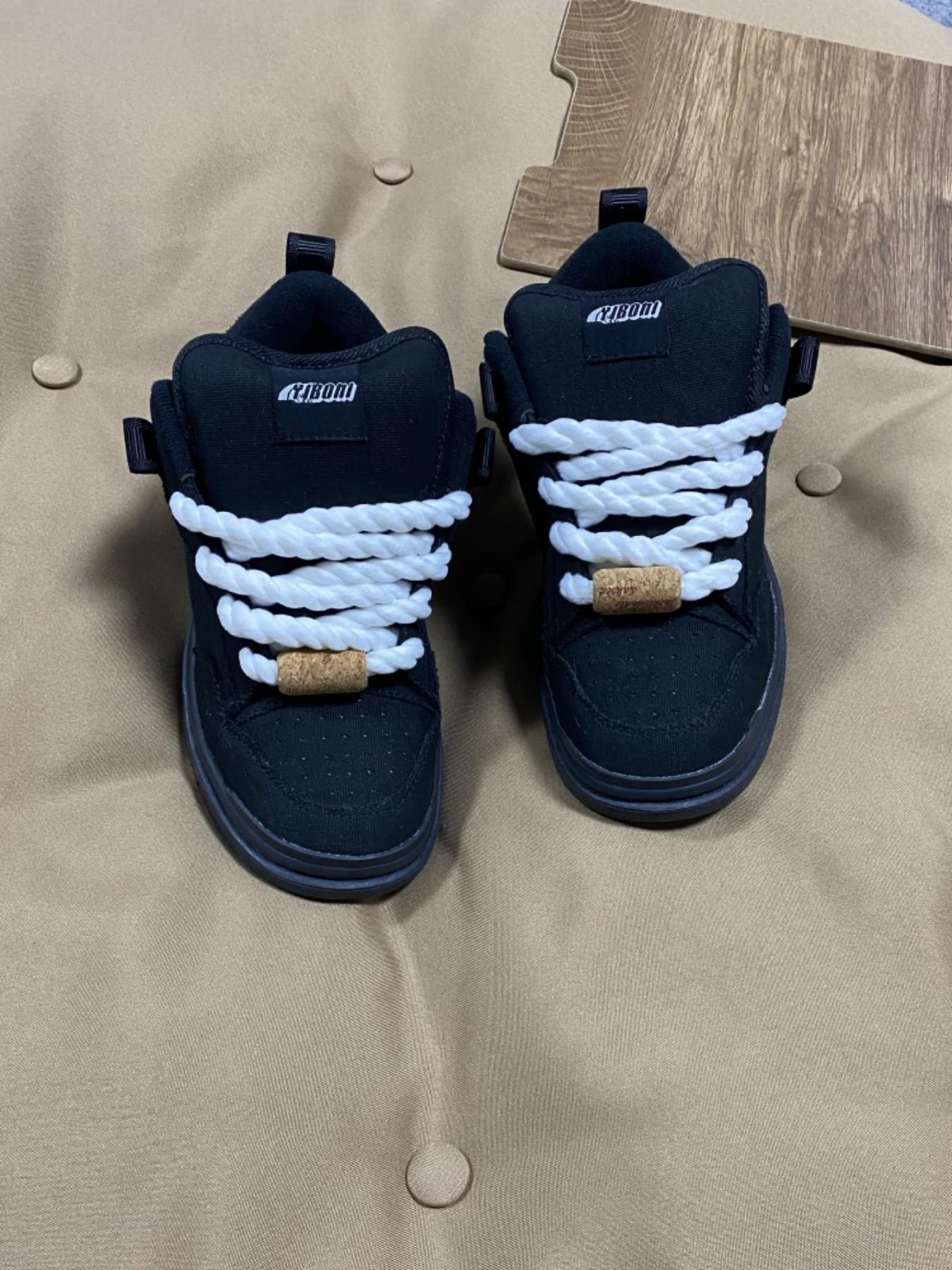 Men's Canvas Shoes, Fashionable Warrior Sneakers, Couples' Casual Flatforms, Anti-Slip Durable, Size 50, Round Toe, All Seasons