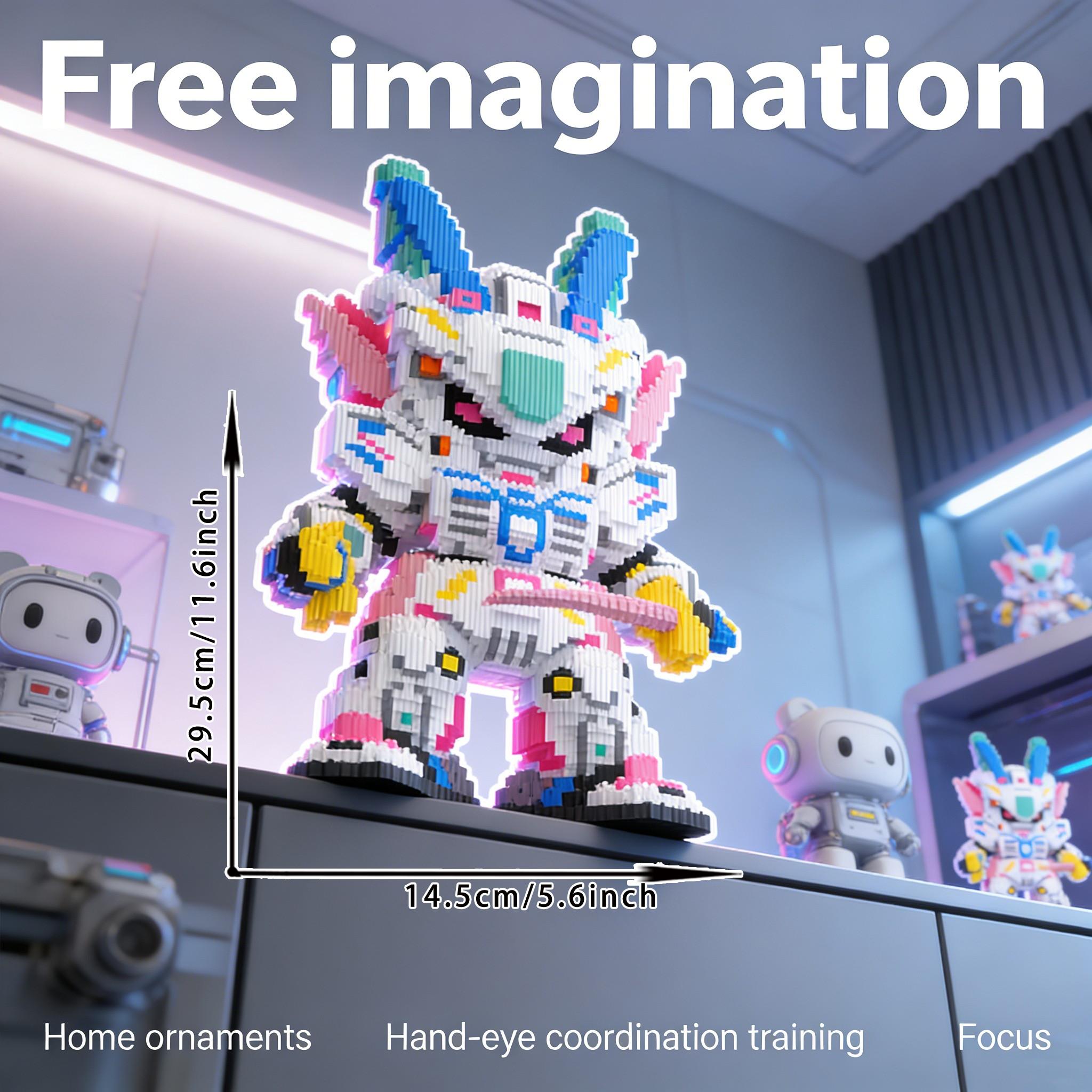 Ocean Starry Bear Series Creative Building Blocks Model, 1451pcs, Original Authentic, New 2026 Size, Gift Idea, DIY Craft Decor