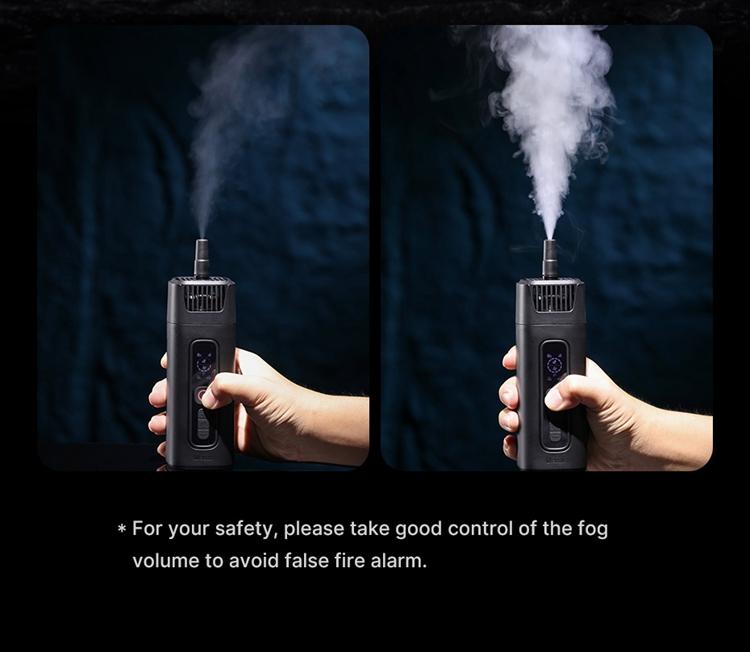 FILMOG Ace Fog Machine 40W Handheld Dry Ice Smoke Machine Studio Video Film Stage Effects Wireless Control Simple Version FILMOG Ace Fog Machine 40W Handheld Dry Ice Smoke Machine Studio Video Film Stage Effects Wireless Control Simple Version