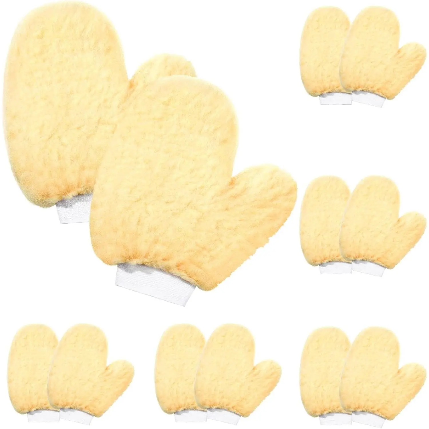 12 Pcs Painters Mitt Painting Gloves with Thumb Paint Mitt Cleaning Dusting Gloves for Painters Decorators