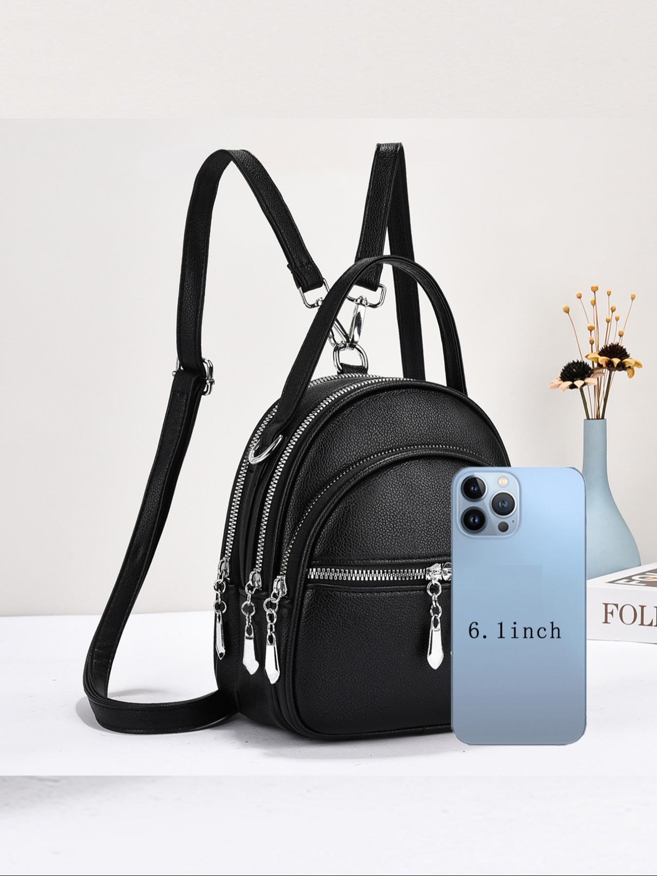 New Simple Women's Backpack Classic Elegant Fashion Durable Easy Carry Versatile Casual All-Seasons Large Capacity Suitable for Travel Shopping