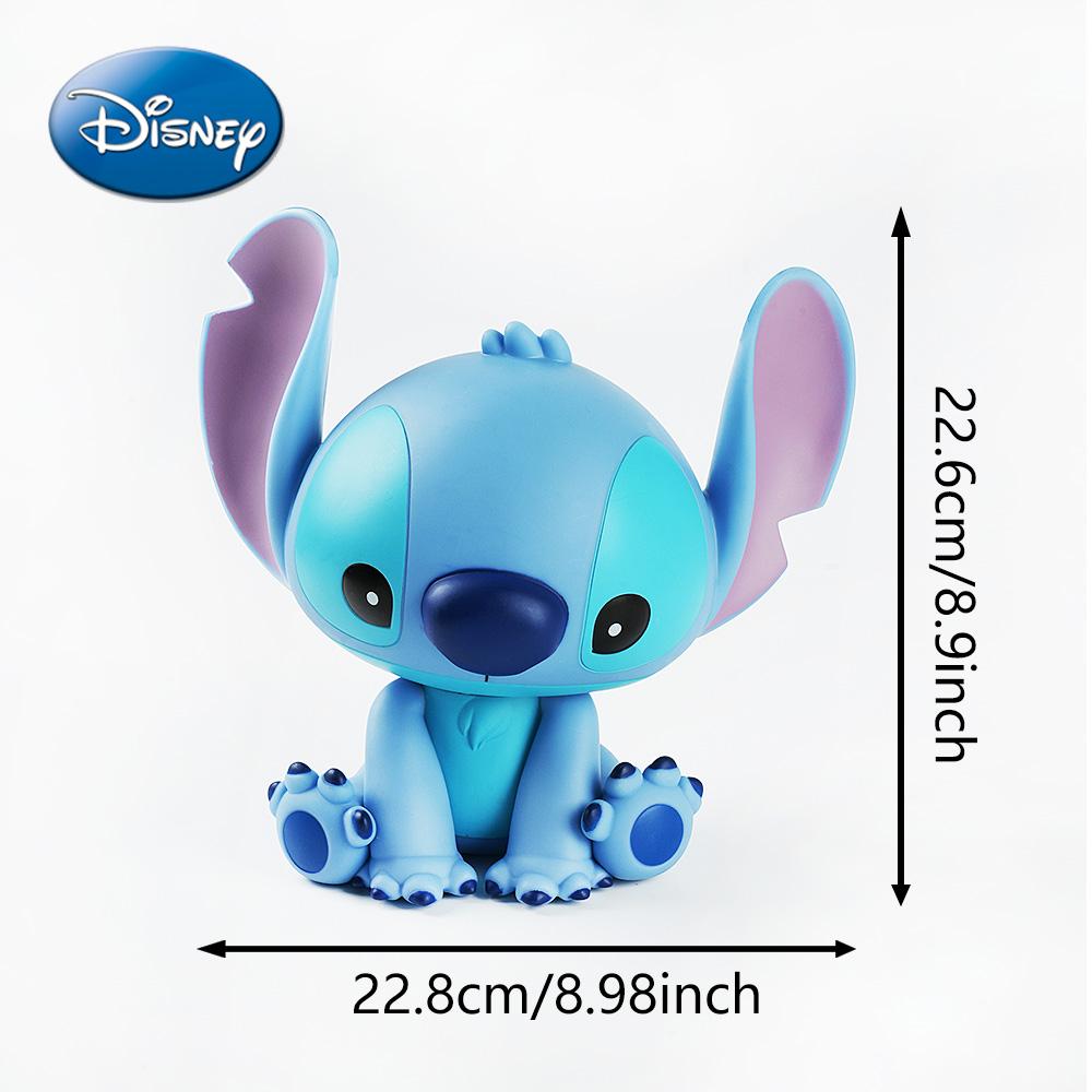 L-1pc Disney Officially Licensed Stitch Creative Drop-proof Piggy Bank Coin Bank Fun Home Gadgets Cute Creative Living Room Decoration Large Capacity Coin Storage Box Halloween Christmas Thanksgiving Surprise for Family and Friends Gift