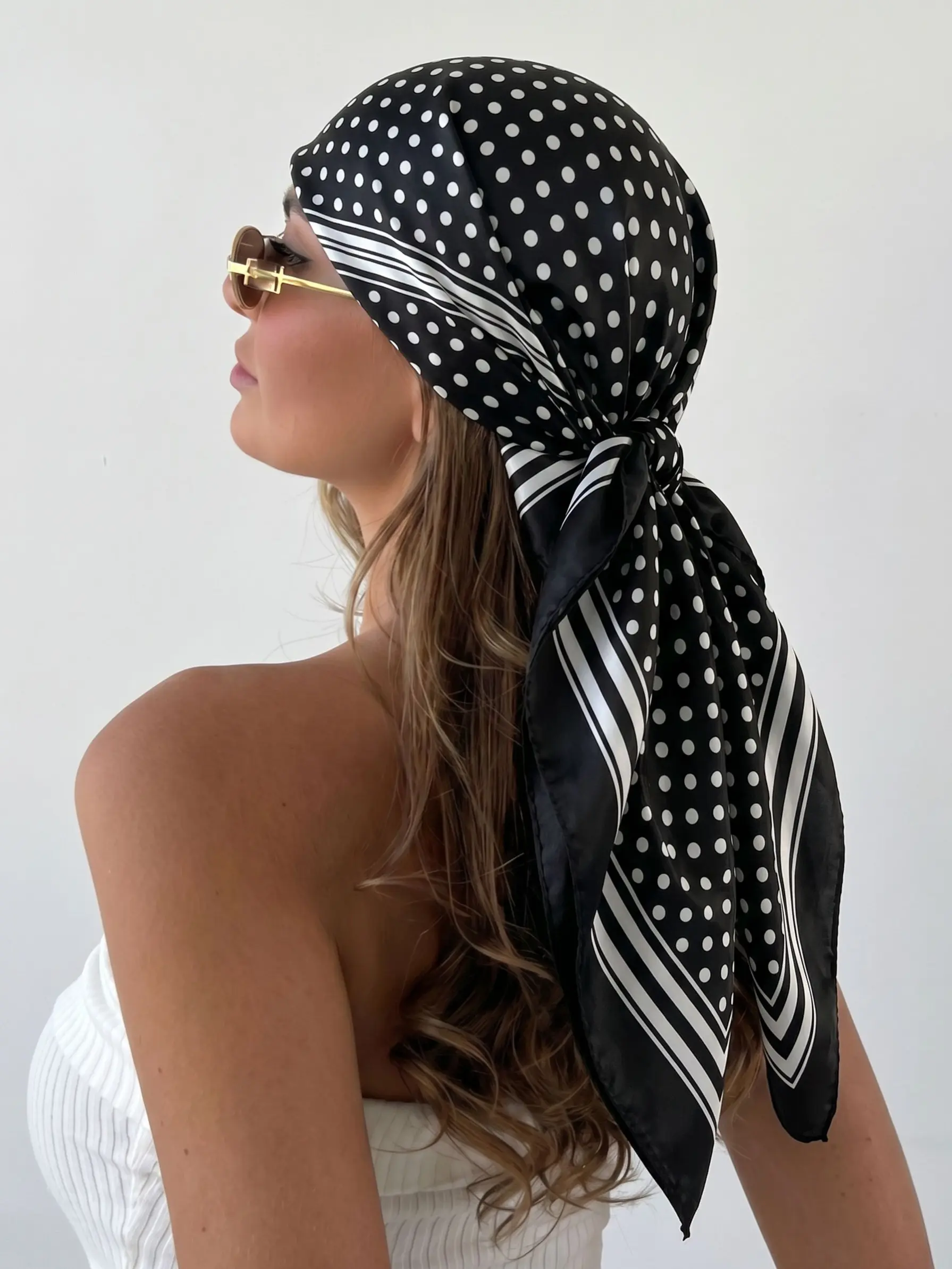 01# Black Large Polka Dots