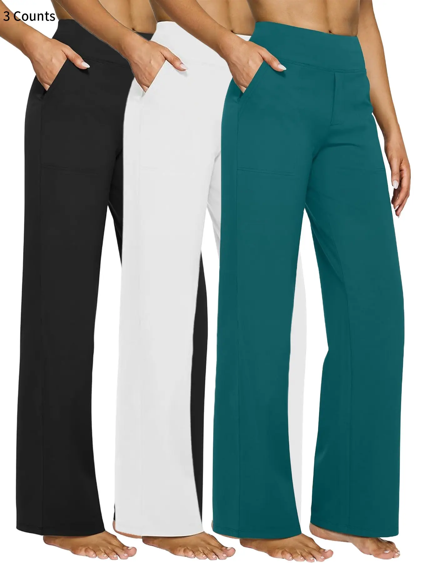 2026 Loose High-Waist Wide Leg Yoga Pants for Women, Knitted Athletic Sweatpants with Pockets, Comfortable Casual Sports Pants 2026 Loose High-Waist Wide Leg Yoga Pants for Women, Knitted Athletic Sweatpants with Pockets, Comfortable Casual Sports Pants