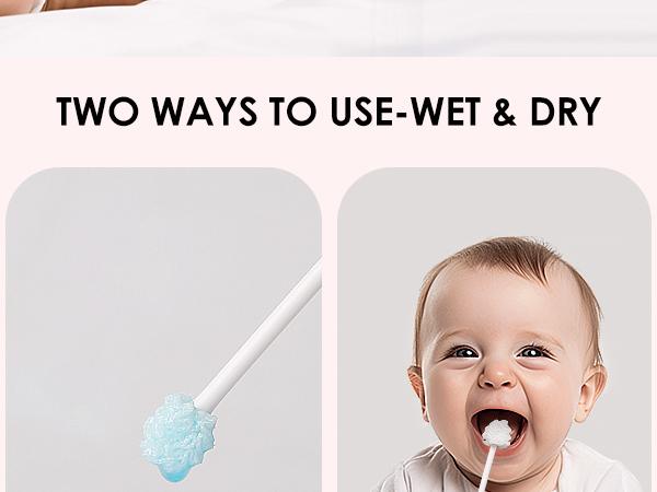 Baby Toothbrush Disposable Oral Cleaner,Baby Oral Cleaner Newborn, 32 Count