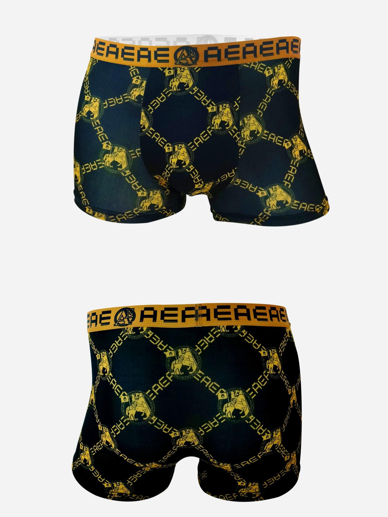 Men's Ice Silk Cool Briefs, Luxury High-End Graphene Inner Panties, Comfortable Soft Stretchy Fitted Four Corner Shorts, Random Geometric Paisley Patterns, Undergarments