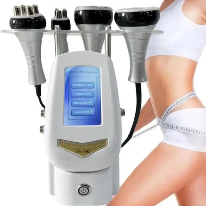 Us Plug 4-In-1 Multi-Probe Beauty Device, RF Ultrasound Facial Tightening, Home Full Body Skin Massage, New Beauty Instrument