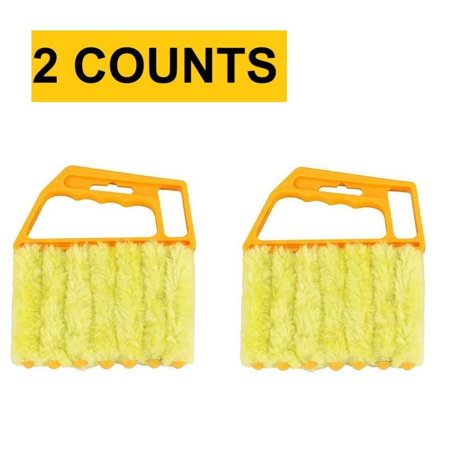 Window Blind Cleaning Brush, 2-Pack Handheld Plastic Cleaner, Car Accessory & Air Vent Cleaning Tool, Efficient Dust Removal Solution