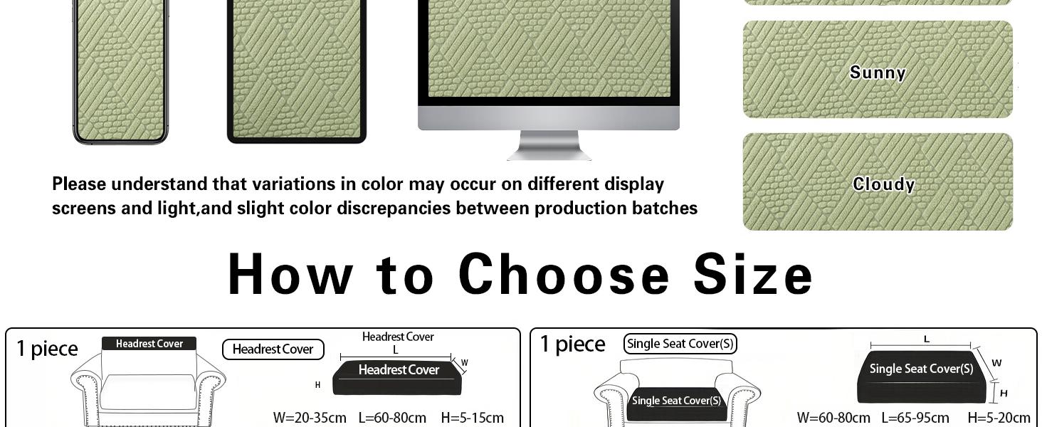 1pc Sofa Cover Pure Color Universal All-Seasons Modern Simple Design Anti-Slip Full Coverage Couch Protector for Living Room Bedroom Decor