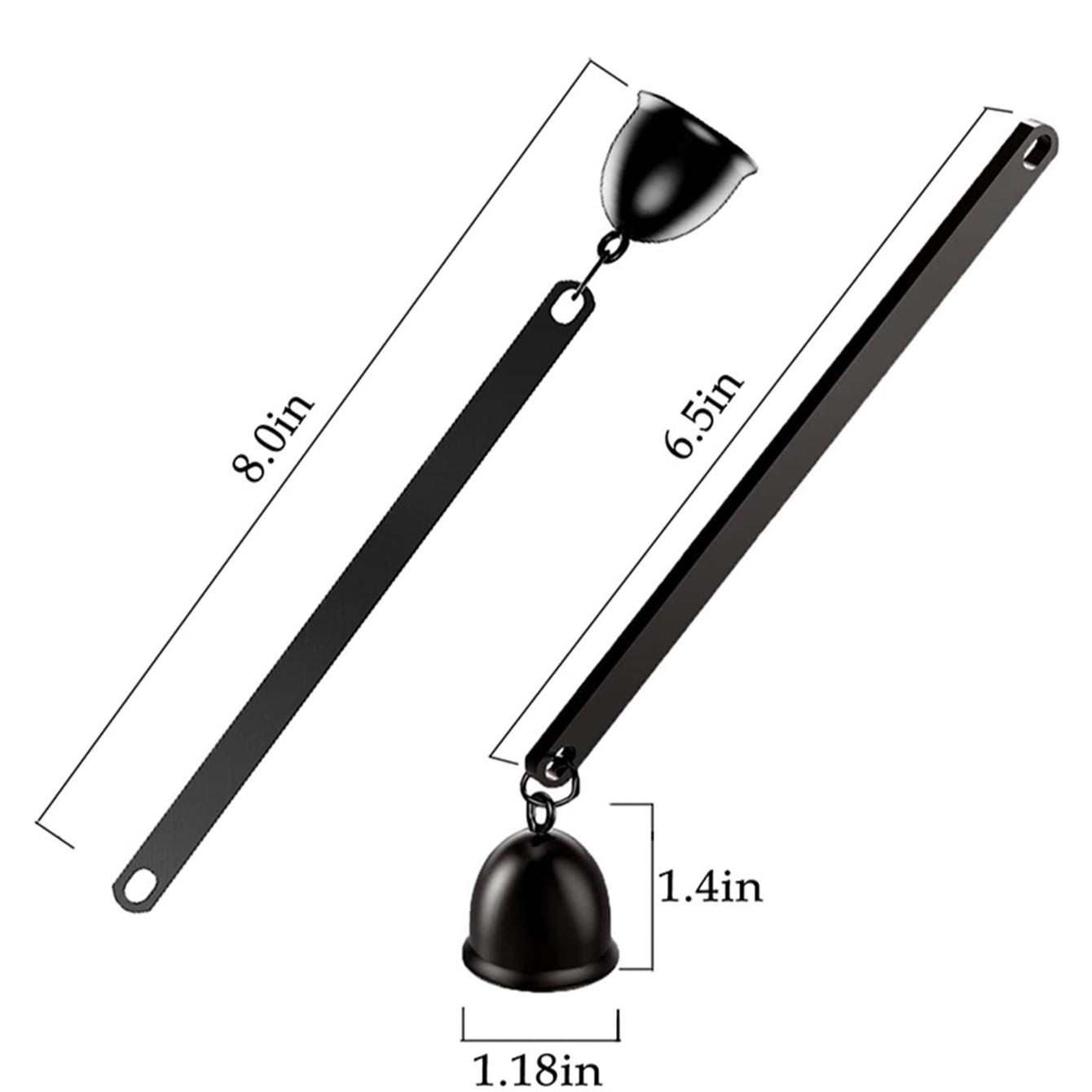 Stainless Steel Candle Extinguisher Cover, Durable Waterproof Design, Easy Clean, Ideal for Office Bathroom Kitchen Outdoor Use