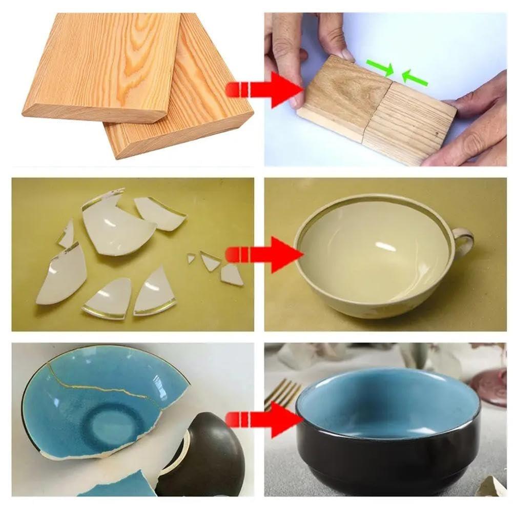 High-Strength Oily Super Glue, 20g Multi-Surface Adhesive for Wood, Metal, Ceramic, Leather, Instant Glue for Resin, Ceramic, Metal, Glass