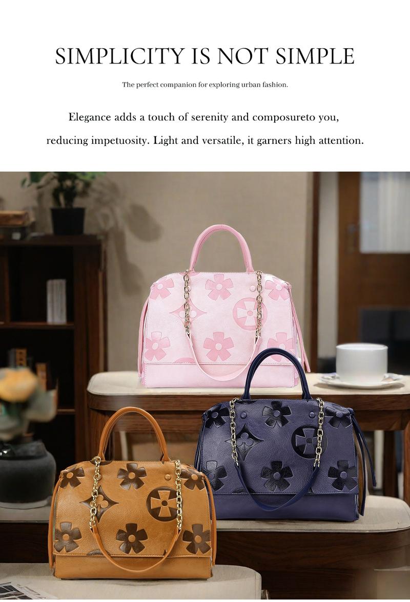 Ivkmivk New Large Capacity Women's Shoulder Bag, Simple Versatile Handbag, Fashion Office Commuter Laptop Storage Bag, Fashion Elegant Handbag