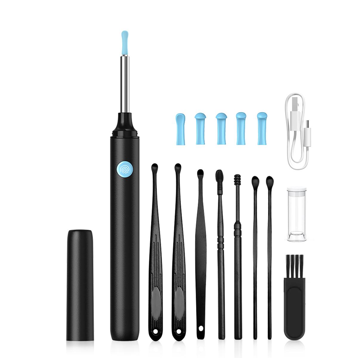 1pc Ear Wax Removal Earwax Remover Tool, Ear Cleaning Tool with 8 Pcs Ear Set, Ear Camera with 5 Ear Spoon, Ear Cleaner with Camera Earwax Removal Kit with Light