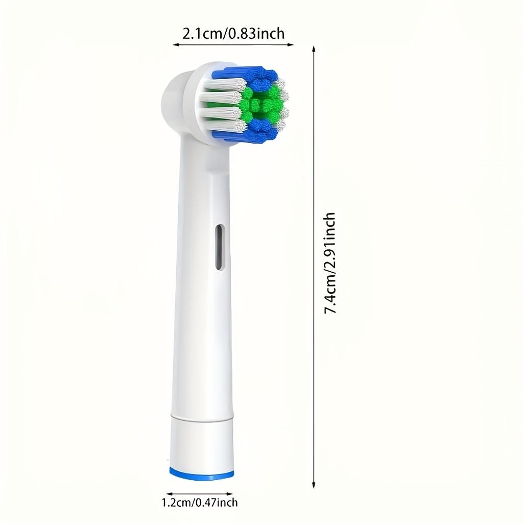 Replacement Toothbrush Heads Compatible Oral B Pro Series, Soft Bristles Gentle Cleaning Essential Dental Care Hygiene Family Use
