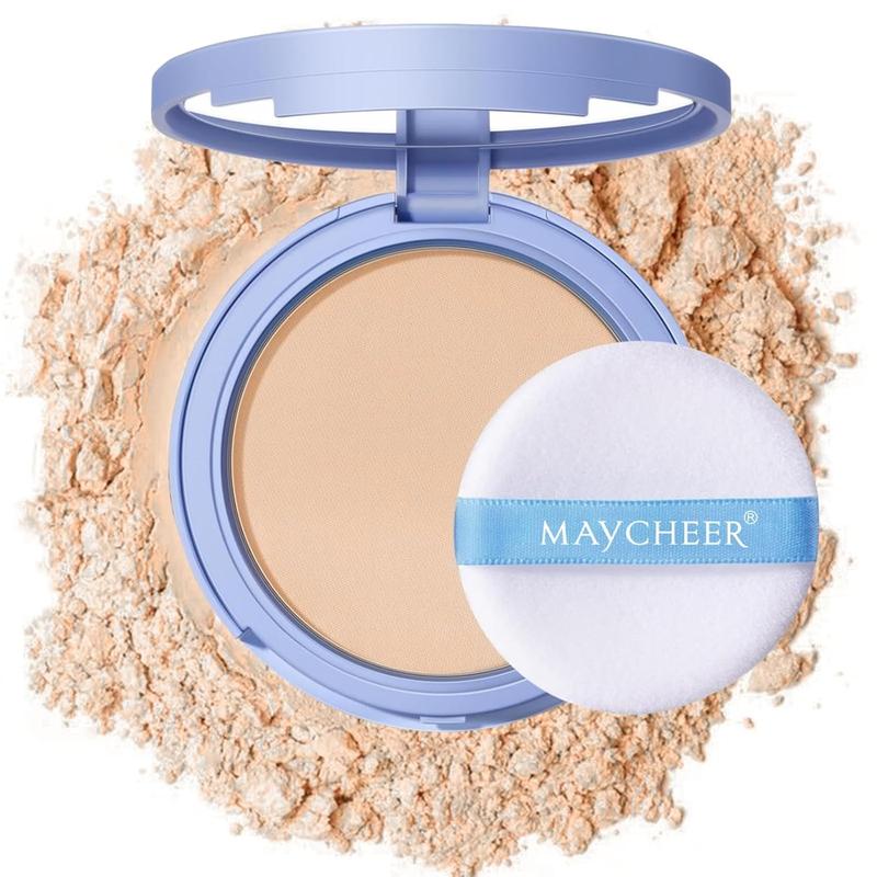 Gagk Matte Perfection Pressed Powder, Waterproof Face Powder, Summer Oil Control Setting Powder, Lightweight Facial Makeup for Soft Focus Finish Beauty Cosmetics