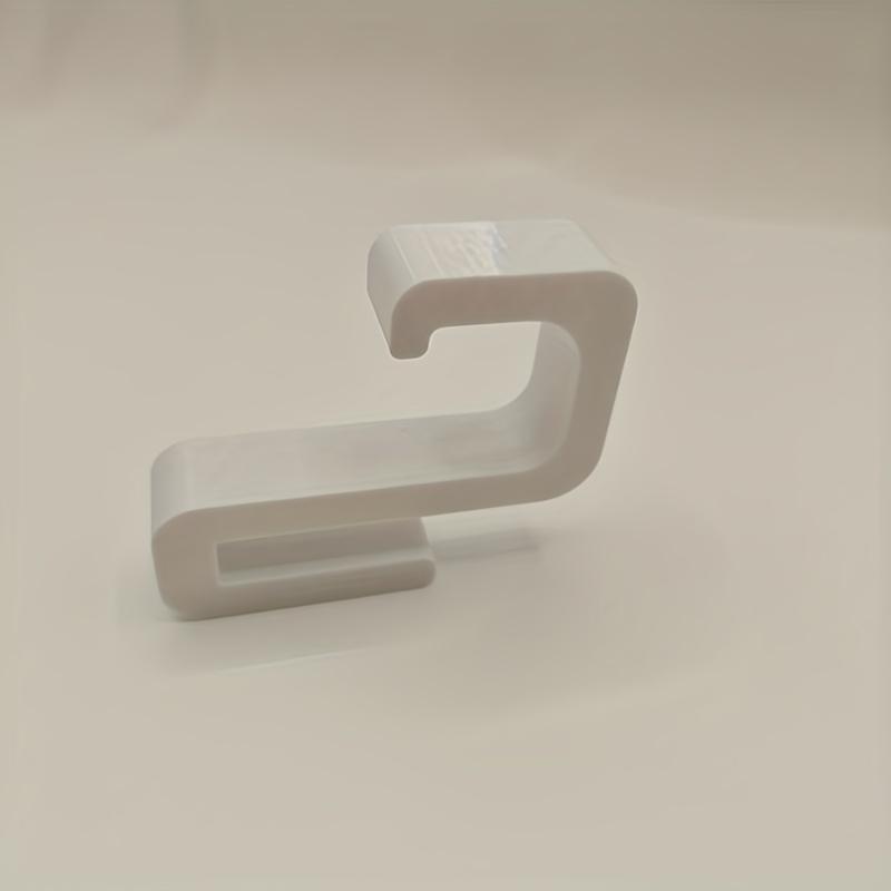 234pcs No Drilling Glass Door Hooks Heavy Duty Sturdy Plastic Wall Mount for 8mm Glass Hanging Clothes Towels Black White