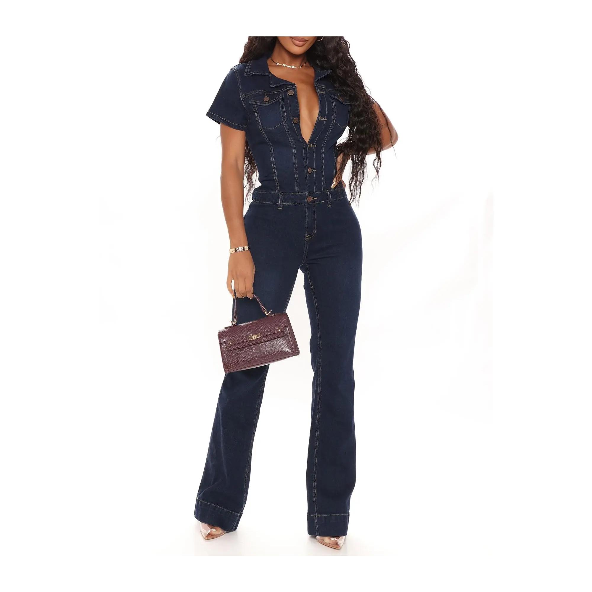 Day Dreaming Denim Jumpsuit - Denim
