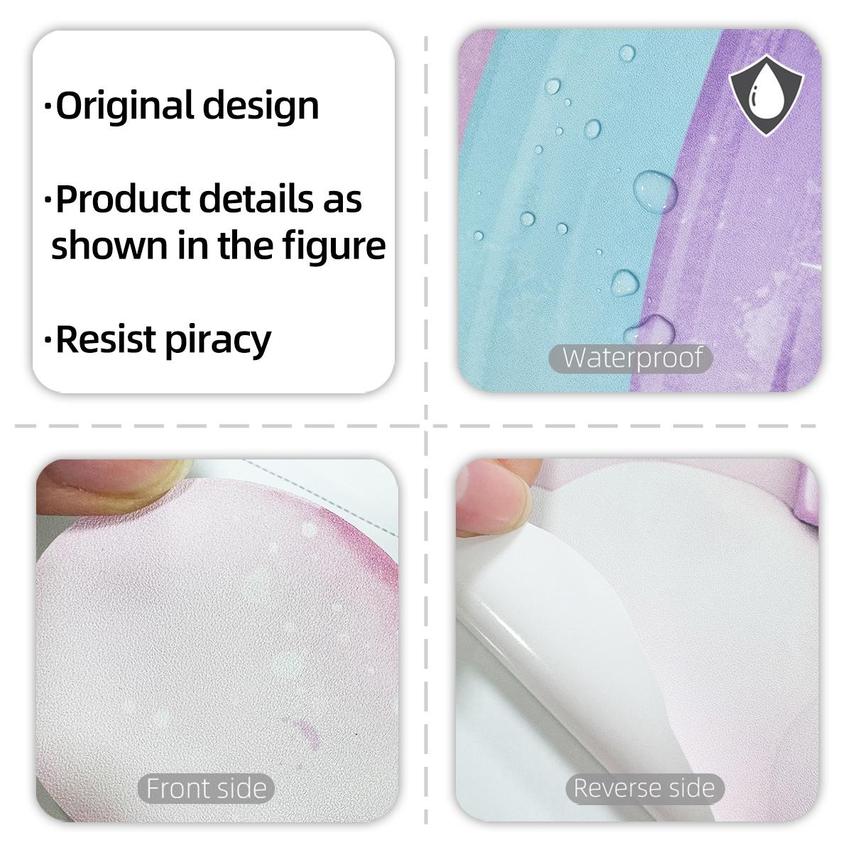 Rainbow Cloud Unicorn Wall Decals Set, 2 Sheets (30x90cm), Home Decor for Living Room & Bedroom, Easy-Remove Wallpaper Stickers