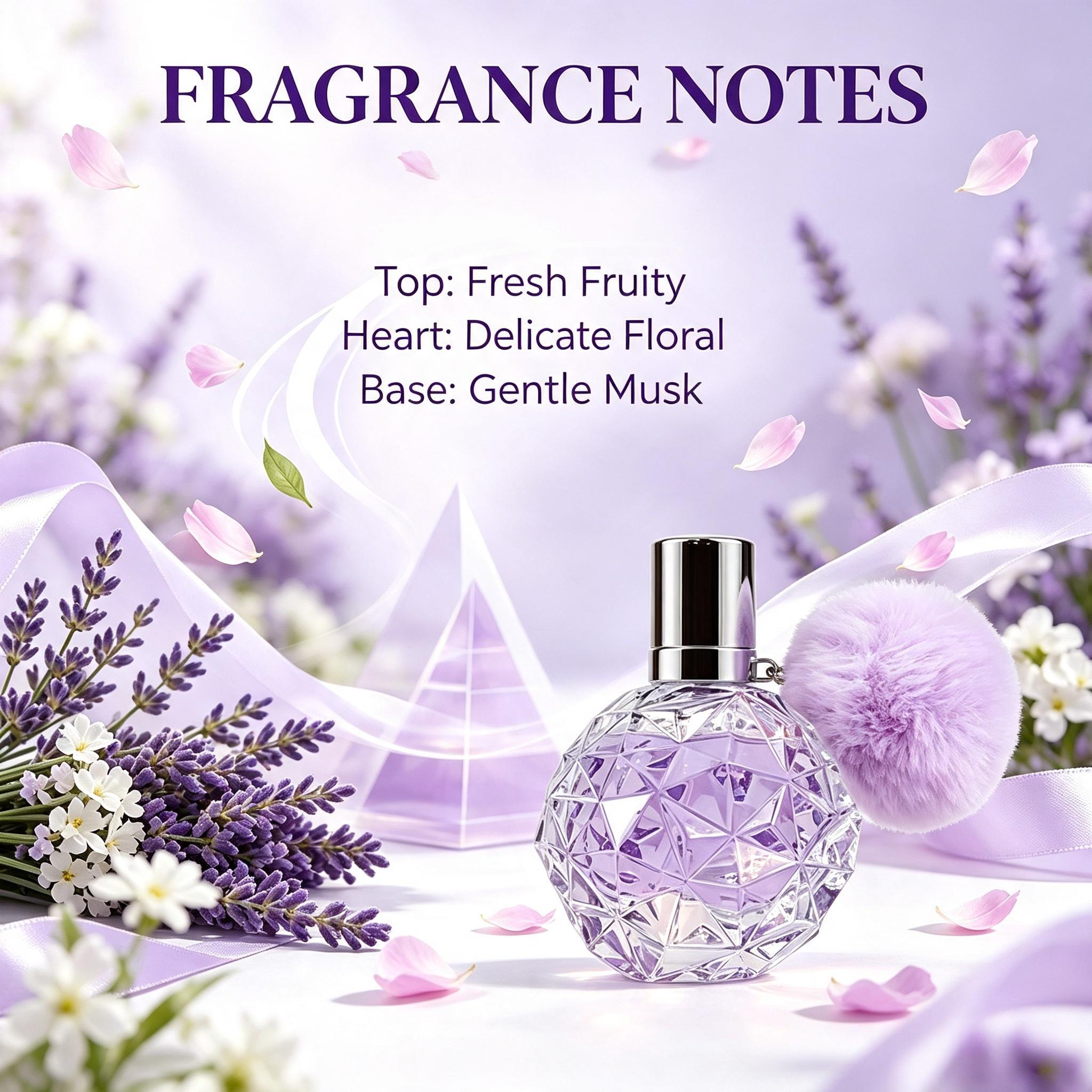 Women's Alcohol-Based Eau De Toilette - Sweet Floral Fruity Scent, Long-Lasting, Light Airy Refreshing Signature Fragrance, Daily Casual Wear, Ideal Birthday Holiday Gift For Her