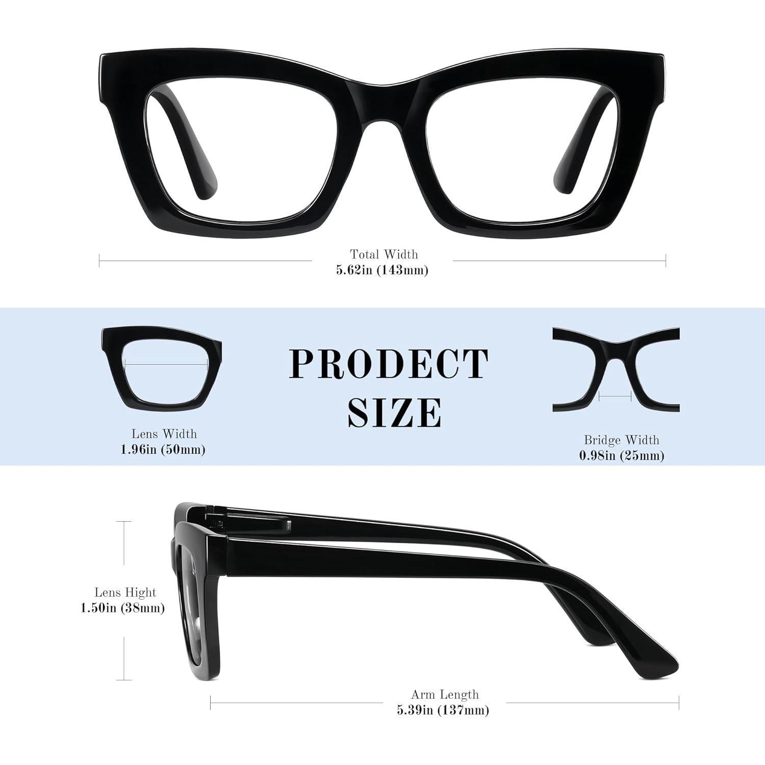 RESJOK 3 Pack Oprah Style Reading Glasses for Women Blue Light Blocking Square Fashion Readers with Spring Hinge Computer Eyeglasses RESJOK 3 Pack Oprah Style Reading Glasses for Women Blue Light Blocking Square Fashion Readers with Spring Hinge Computer Eyeglasses