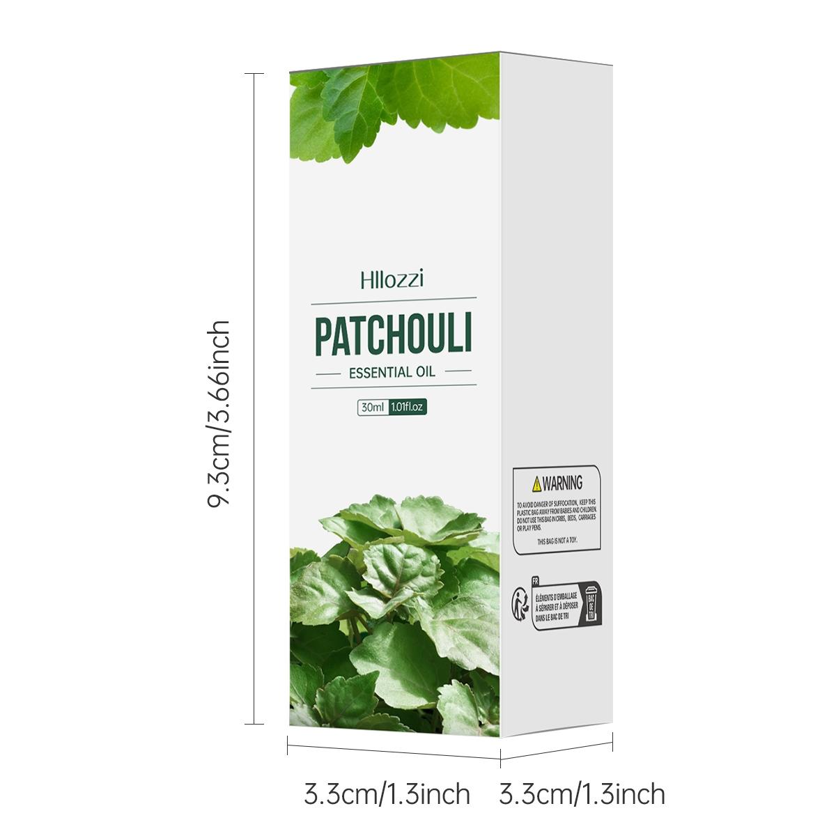 1pc 30ML Patchouli Essential Oil Aromatherapy Therapeutic Wellness for Diffusers, Humidifiers, Home, Living Room, Bedroom, Bathroom, Air Freshener, Stress Relief
