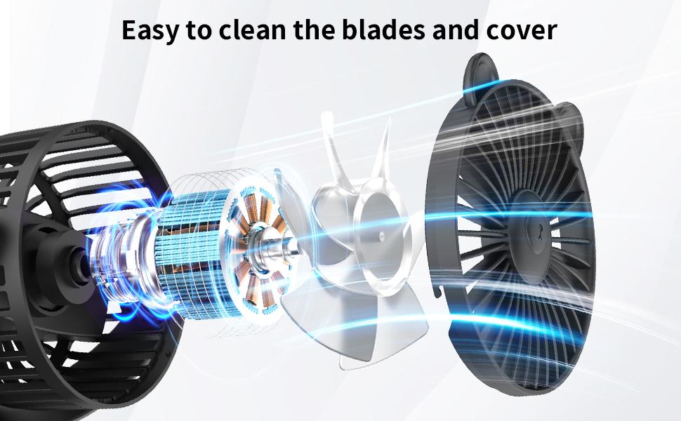 [Frsara] 2026 upgrade Led Portable Stroller Mini Fan Octopus fan, Rechargeable Portable Fan, 360°Rotatable, 3-Speed, Stroller Fan, Flexible Tripod for Treadmill, Golf Cart, Bike, car, Ideal for Beach, Camping, Outdoor