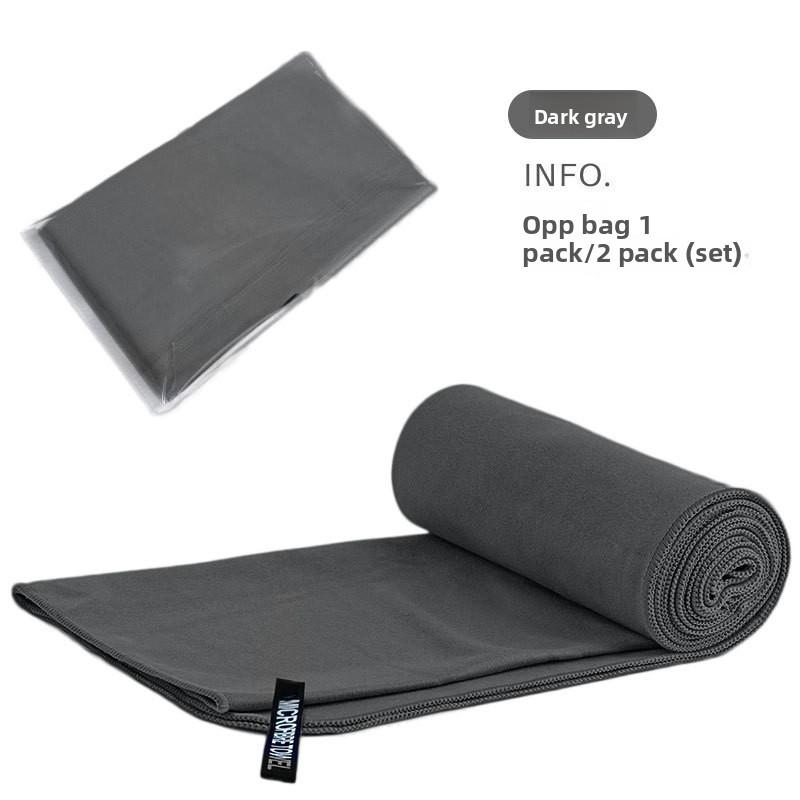 Double-sided velvet quick-drying sports towel sweat-absorbing beach towel made of microfiber
