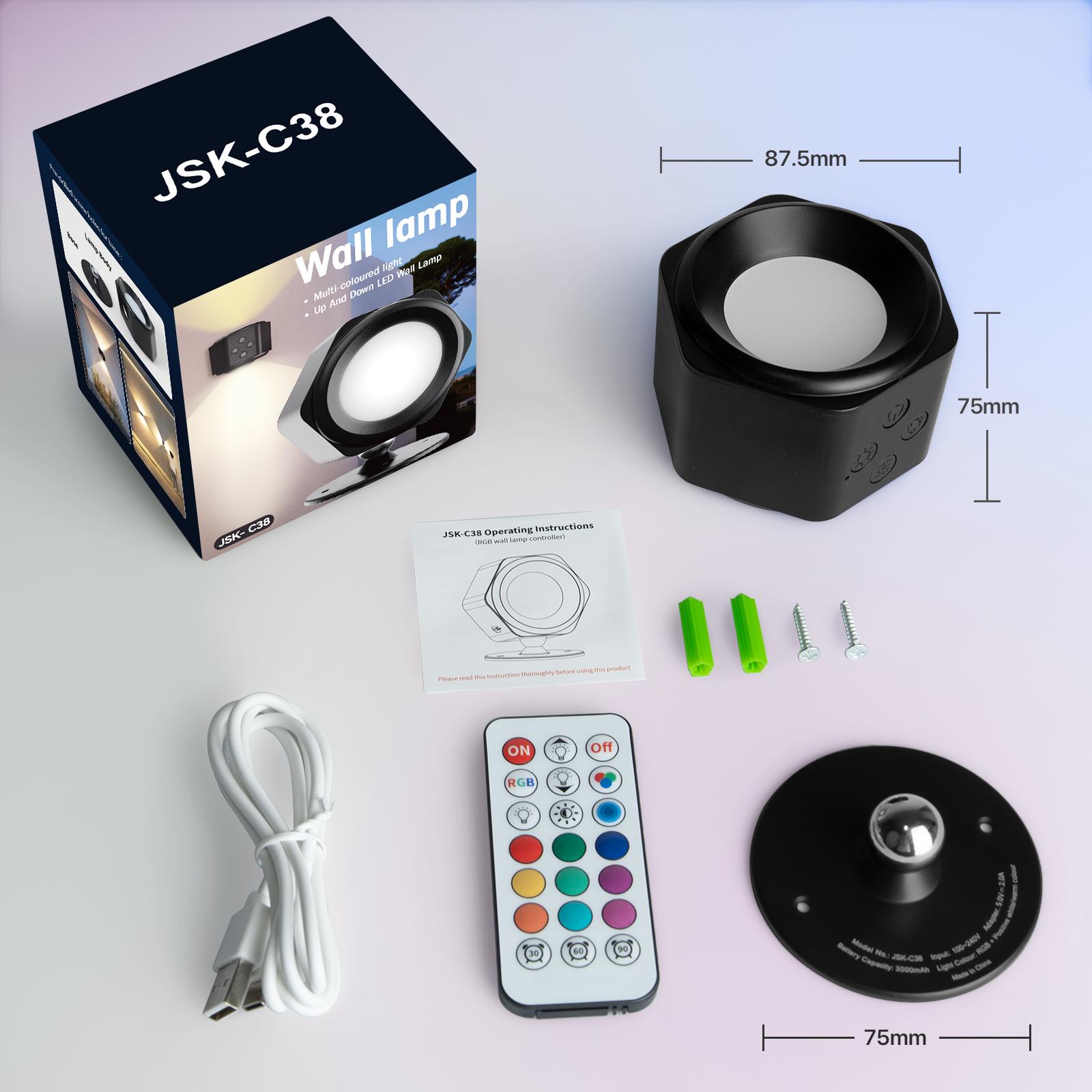 GALENTAL Up and Down Wireless Wall Lamp, Magnetic Rechargeable RGB light, Remote and Button Control Wall Sconce,Adjustable Night Light, Book Lights for Bedroom,living room,Kids Study,Display Wall,Hallway,Kitchen,Stair,Basement GALENTAL Up and Down Wireless Wall Lamp, Magnetic Rechargeable RGB light, Remote and Button Control Wall Sconce,Adjustable Night Light, Book Lights for Bedroom,living room,Kids Study,Display Wall,Hallway,Kitchen,Stair,Basement