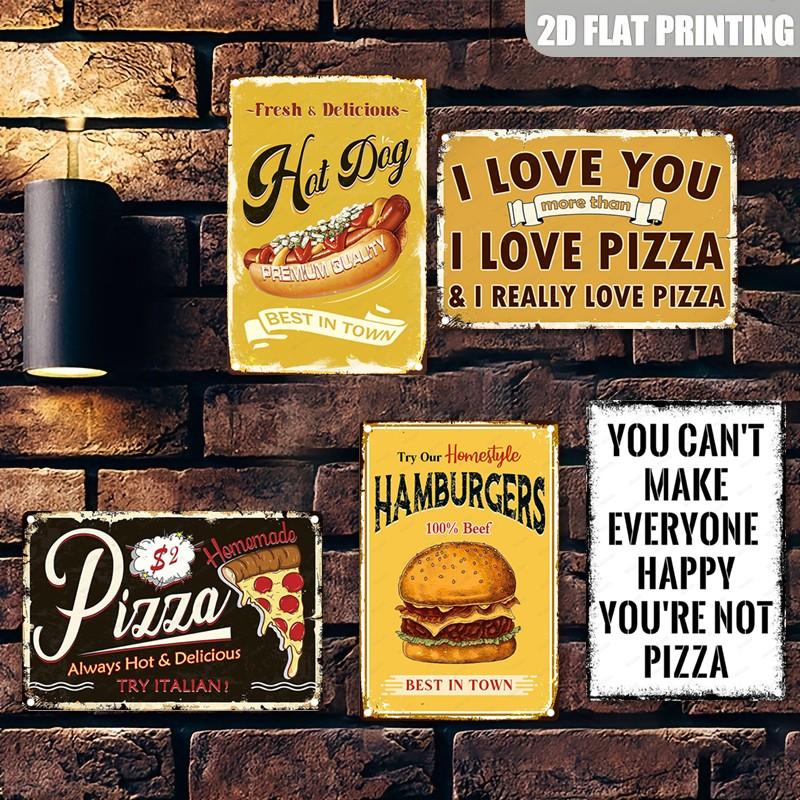 Vintage Aluminum Wall Art Print, Globe Enthusiast Iron Sign, Retro Text Metal Plate, 8x12 Inch Food Quote Poster, Home Decor for Restaurant, Garage, Gift